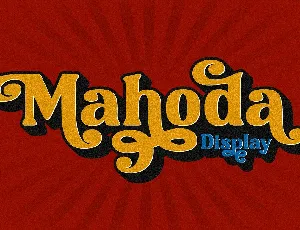 Mahoda font