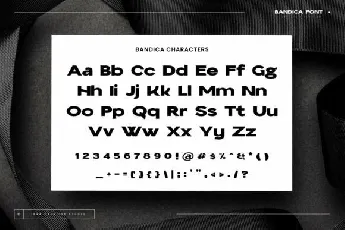 Bandica font