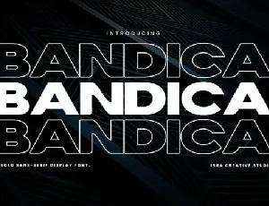 Bandica font