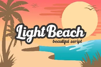 Light Beach Bold Script font