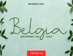 Belgia font