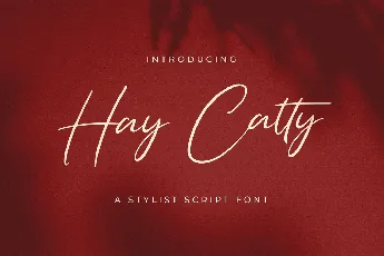 Hay Catty font