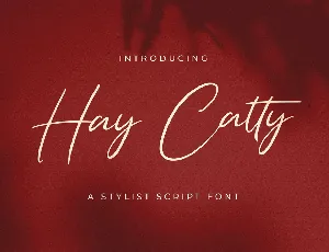 Hay Catty font