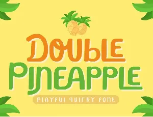 Double Pineapple font