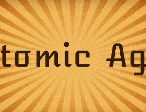 Atomic Age font