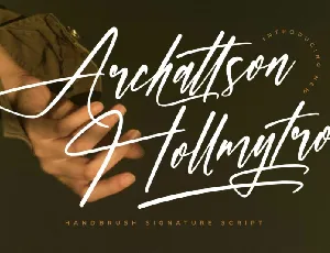 Archattson Hollmytro font