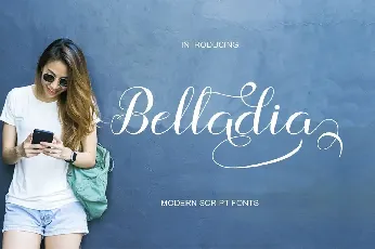 Belladia font