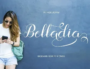 Belladia font