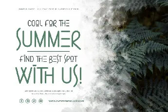 Summer Party Typeface font