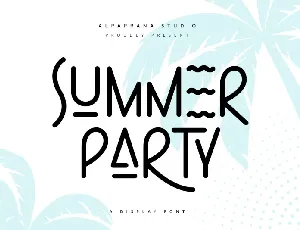 Summer Party Typeface font