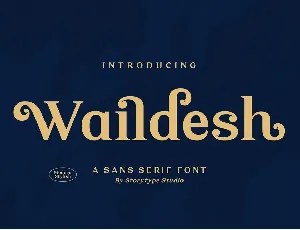 Waildesh font