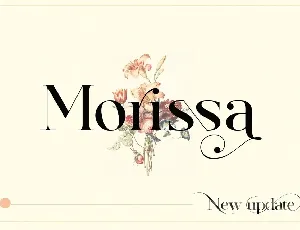 Morissa font