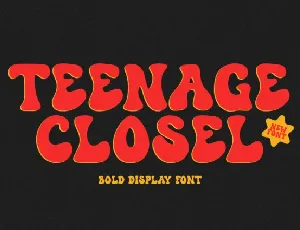 Teenage Closel font