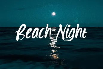 BeachNightDemo font