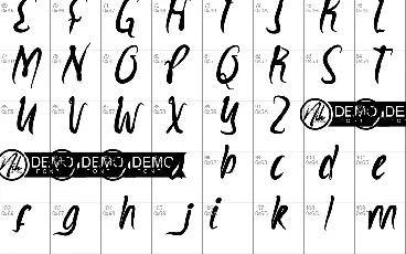 BeachNightDemo font