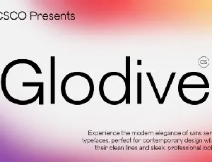 CS Glodive font