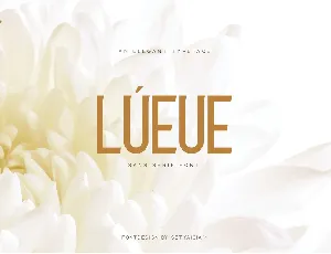 Lueue Sans Serif font