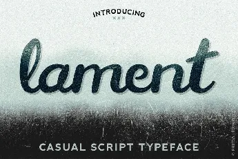 Lament Script Free font