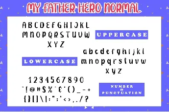 My Hero Father font