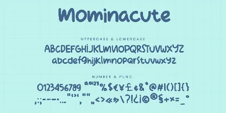 Mominacute font