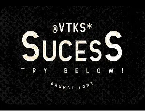 Vtks Sucess font