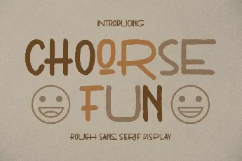 Choorse Fun font