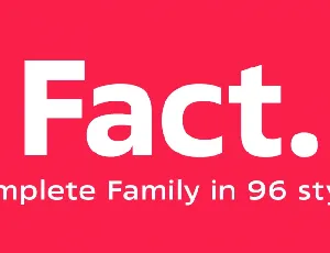 Fact font