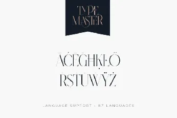 Type Master font