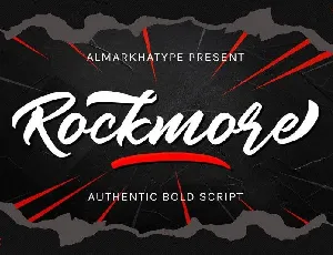 Rockmore Script font