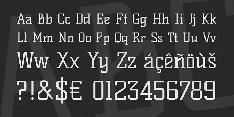 Kelly Slab font