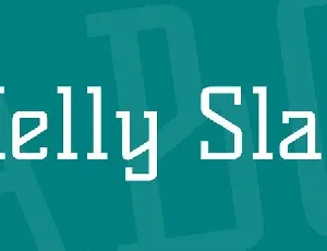 Kelly Slab font