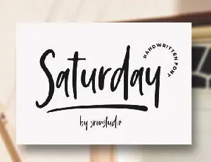 Saturday Vibes Script font