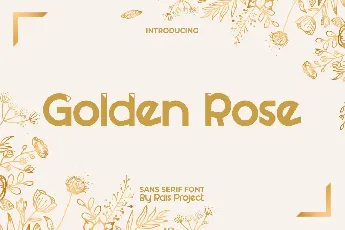 GoldenRoseDemo font