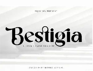 Bestigia – Elegant Sans Serif font