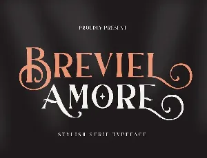 Breviel Amore font