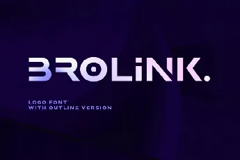 Brolink font