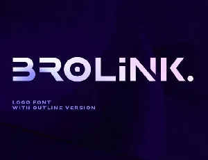 Brolink font