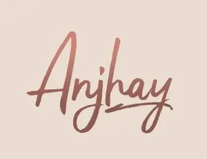 Anjhay Script font