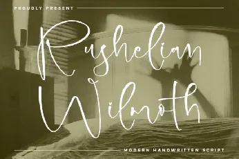 Rushelian Wilmoth font