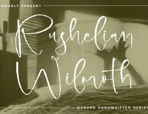 Rushelian Wilmoth font