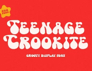 Teenage Crookite font