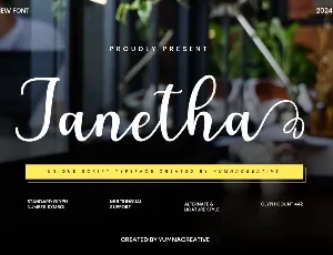 janetha font