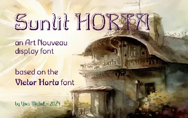 Sunlit Horta font