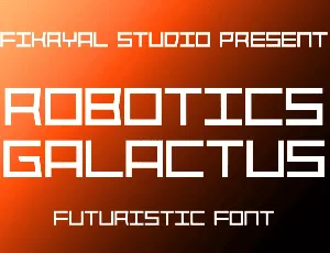 Robotics Galactus font