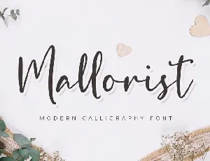 Mallorist Modern Calligraphy font