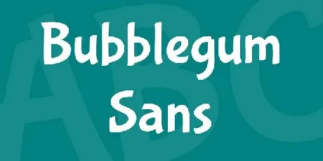 Bubblegum Sans font