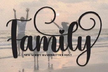 Family Handwritten font