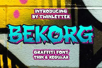 BEKORG font