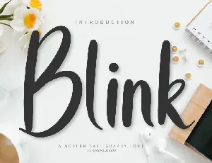 Blink font