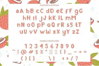 Lychee Farmland font